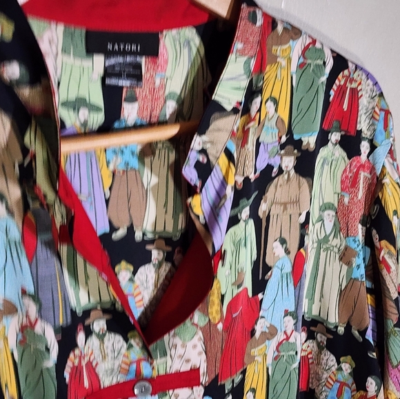 Natori Colorful Pajama Set Unique Print - Picture 6 of 10